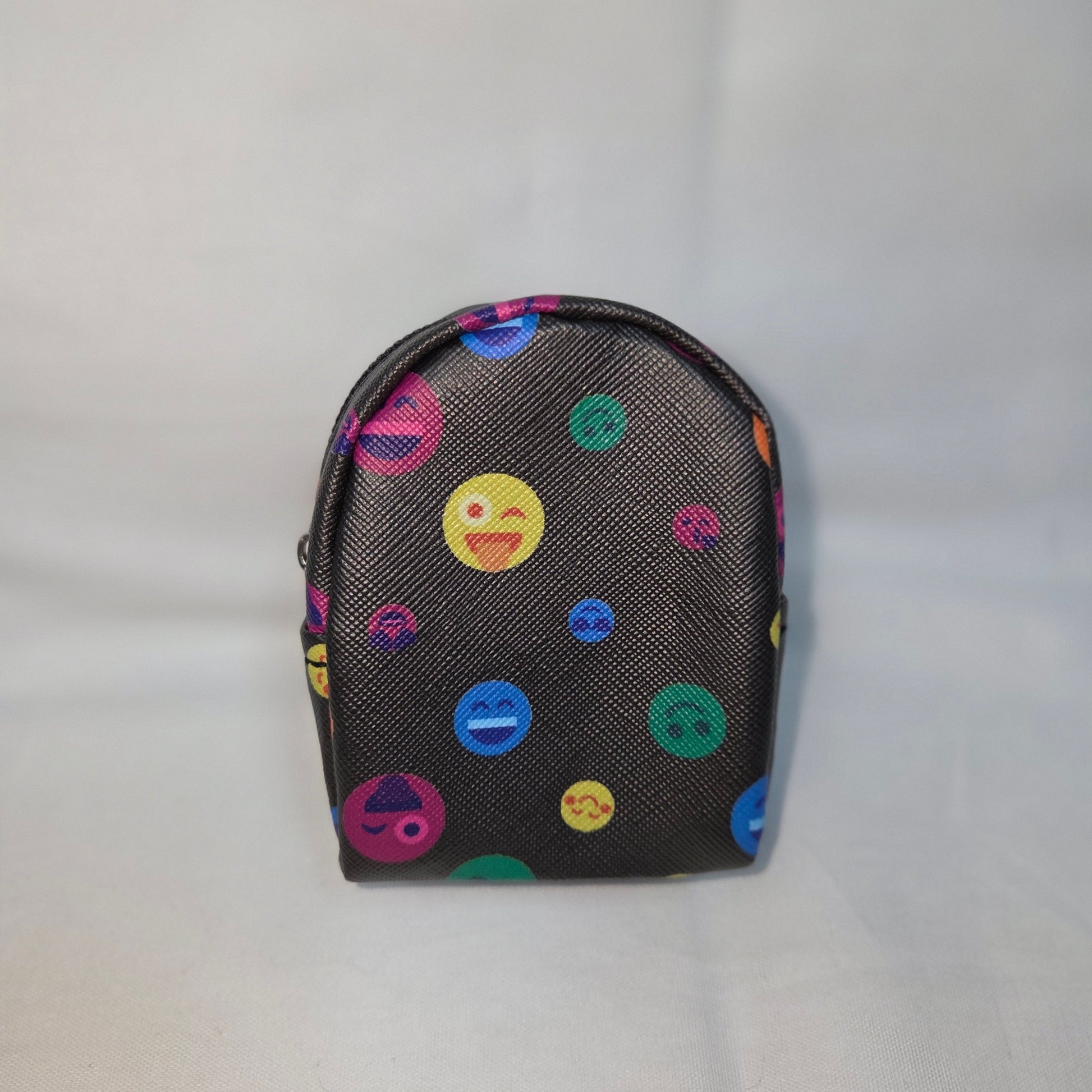 Mini Backpack Keychain - Smiley Faces
