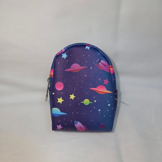 Mini Backpack Keychain - Space
