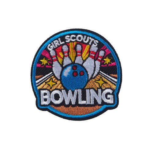 Bowling Iron-On Patch