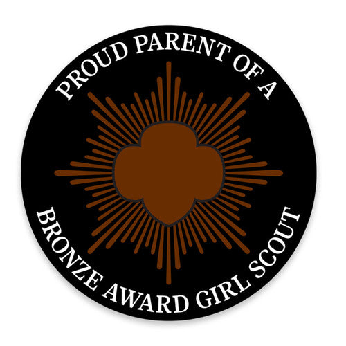 Girl Scout Bronze Award Car Magnet