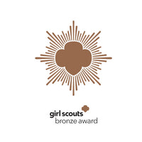 Girl Scout Bronze Award Window Decal