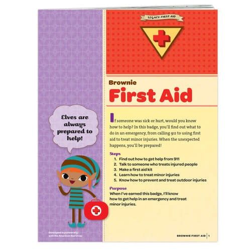 Brownie First Aid Badge Requirements - Retired