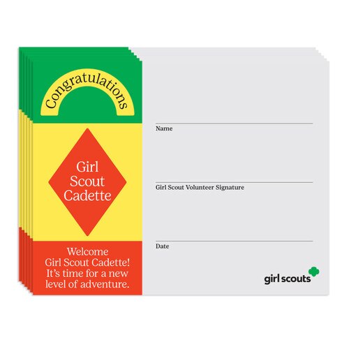 Cadette Bridging Certificate Pkg of 12