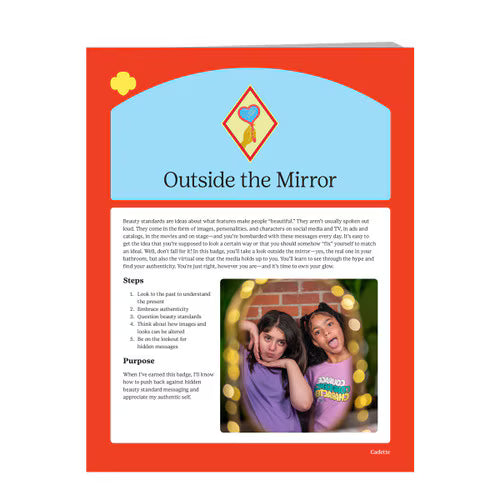 Cadette Outside the Mirror Badge Requirements