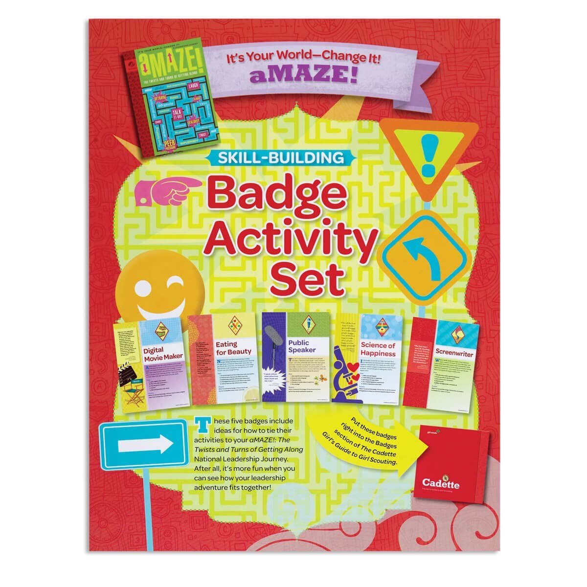 Cadette aMAZE! It's Your World Badge Activity Set
