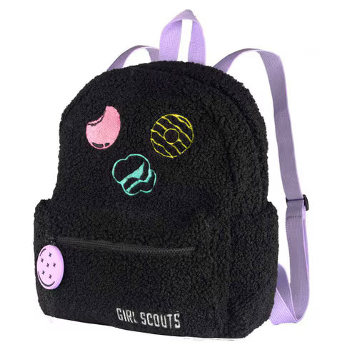 Cookie & Dots Small Fuzzy Backpack