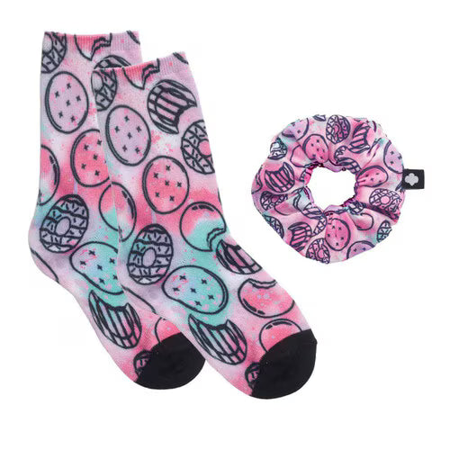 Magic Cookie Mid Socks and Scrunchie Set
