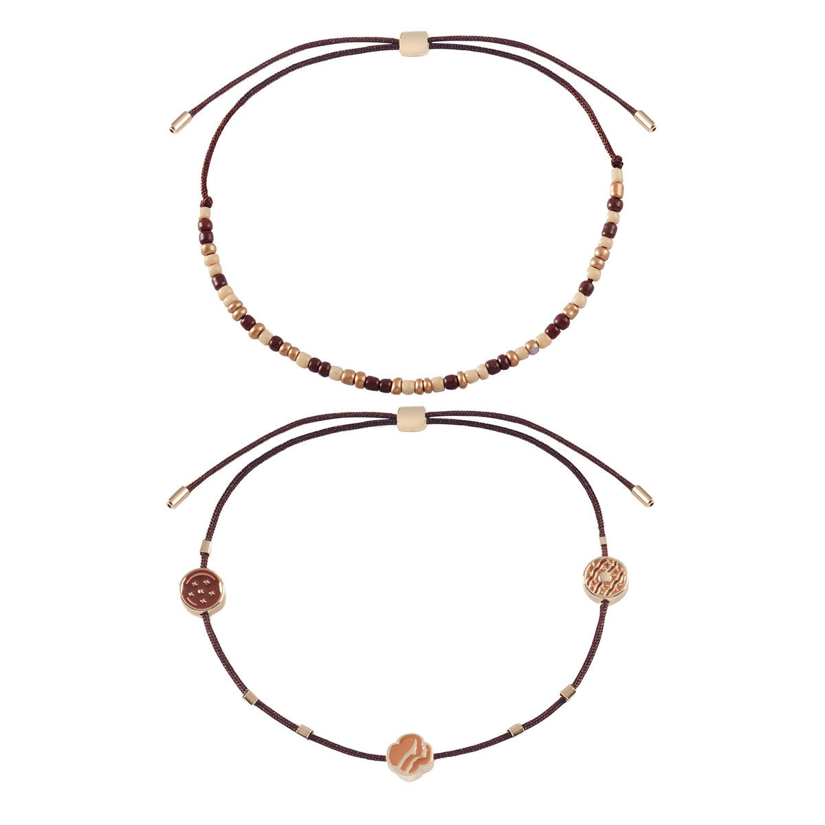 Cookie Charm Stackable Bracelet - Set of 2