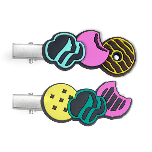 Cookie & Dots Trio Barrettes - Set of 2