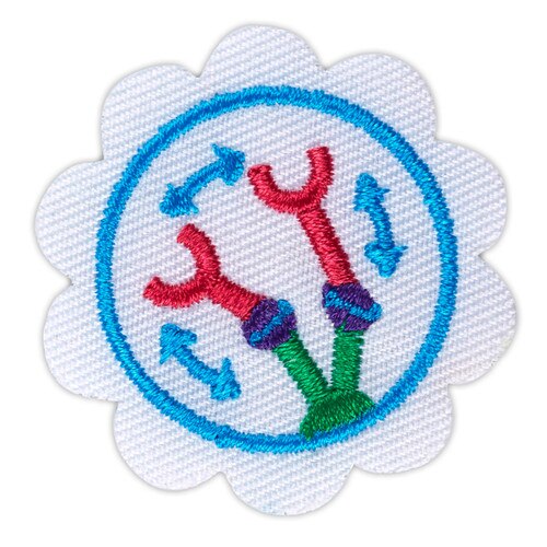 Daisy Design A Robot Badge