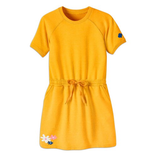 Daisy Drawstring Dress - Girls