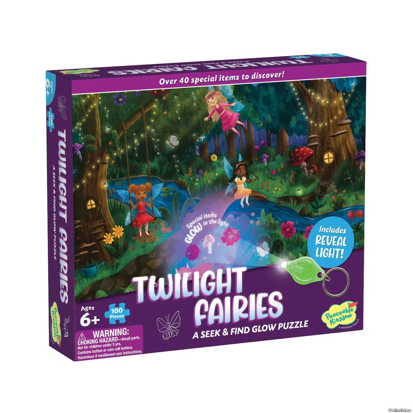 Twilight Fairies Seek & Find Glow Puzzle