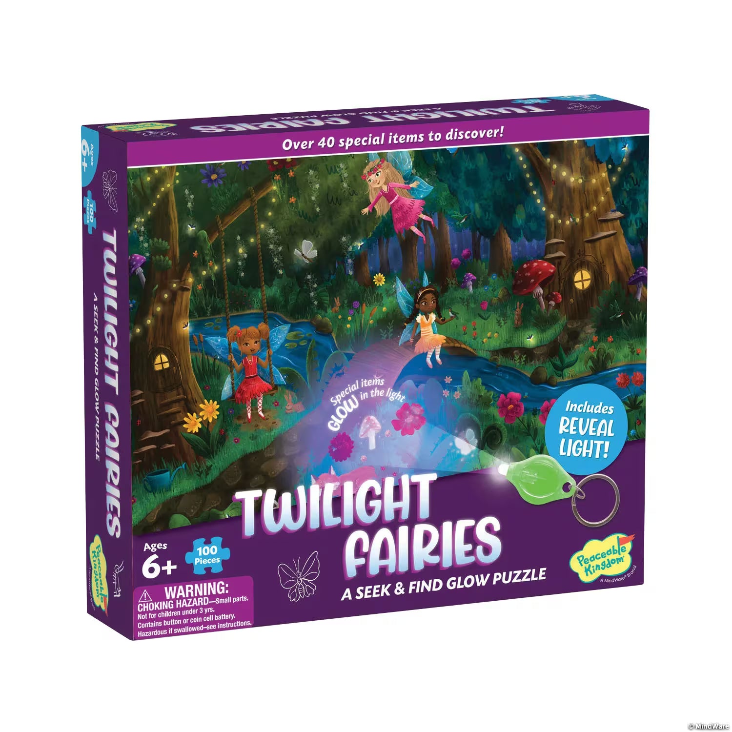 Twilight Fairies Seek & Find Glow Puzzle