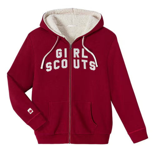 Fleece Lined Zip-Up Hoodie - Girls