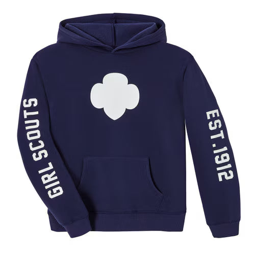 Girl Scout Est. 1912 Trefoil Hoodie Sweatshirt - Girls