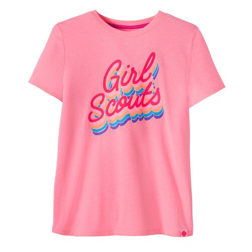 Glowing Script T-Shirt - Girls