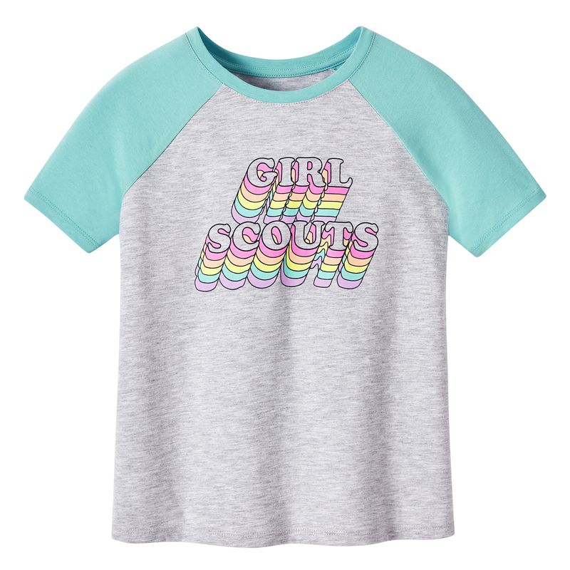 Rainbow Baseball T-Shirt - Girls