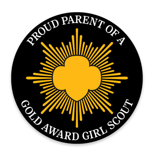 Girl Scout Gold Award Car Magnet