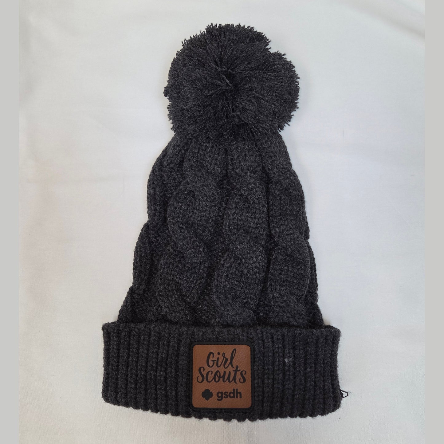 GSDH Pom Beanie - Heather Charcoal