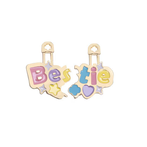 I AM Bestie Personal Pin - Set of 2
