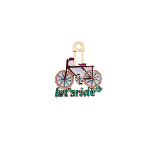 I AM Let's Ride Bike Personal Pin