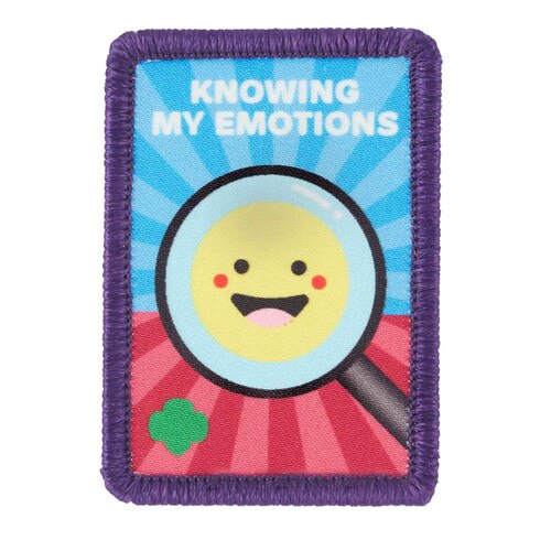 Junior Mental Wellness Sew-On Patch - Knowing My Emotions