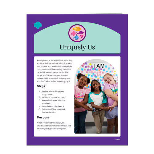 Junior Uniquely Us Badge Requirements