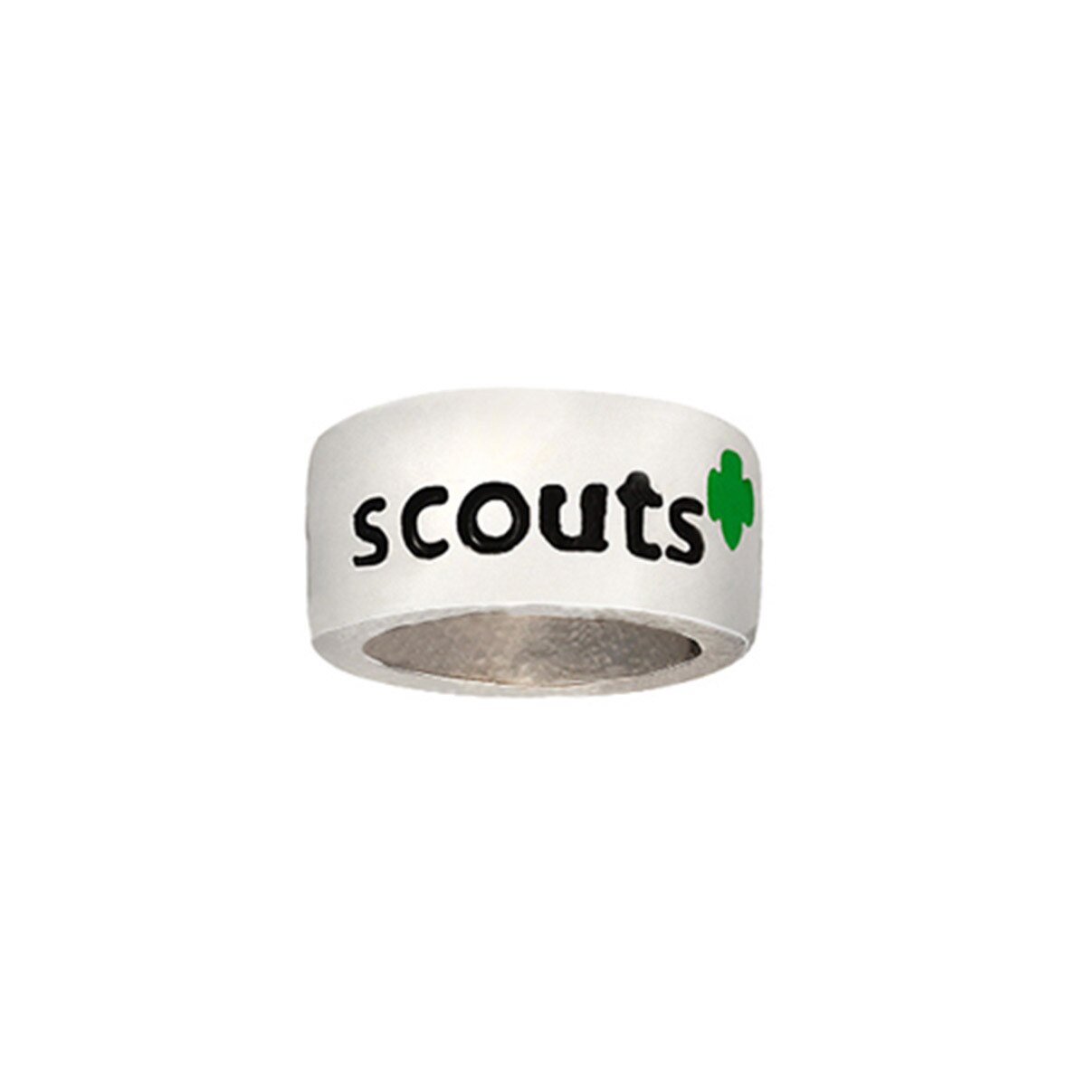 Girl Scout charming Jewelry Collection Logo Slider Charm - Silvertone