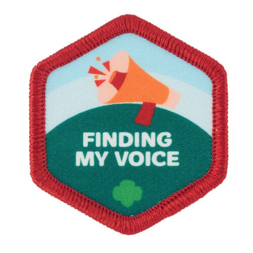 Cadette Mental Wellness Sew-On Patch - Finding My Voice