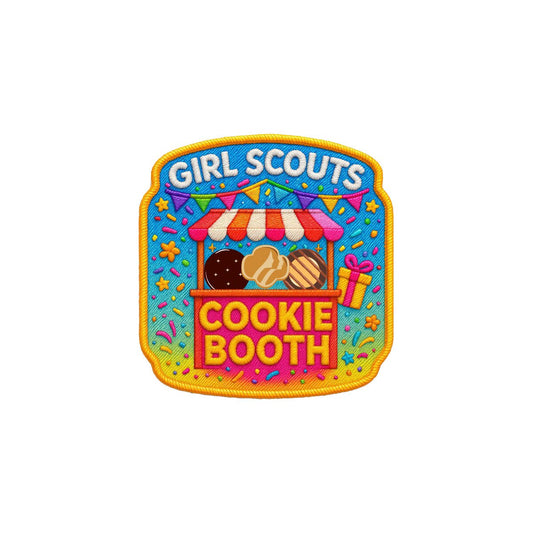 Cookie Booth Bright Iron-On Patch