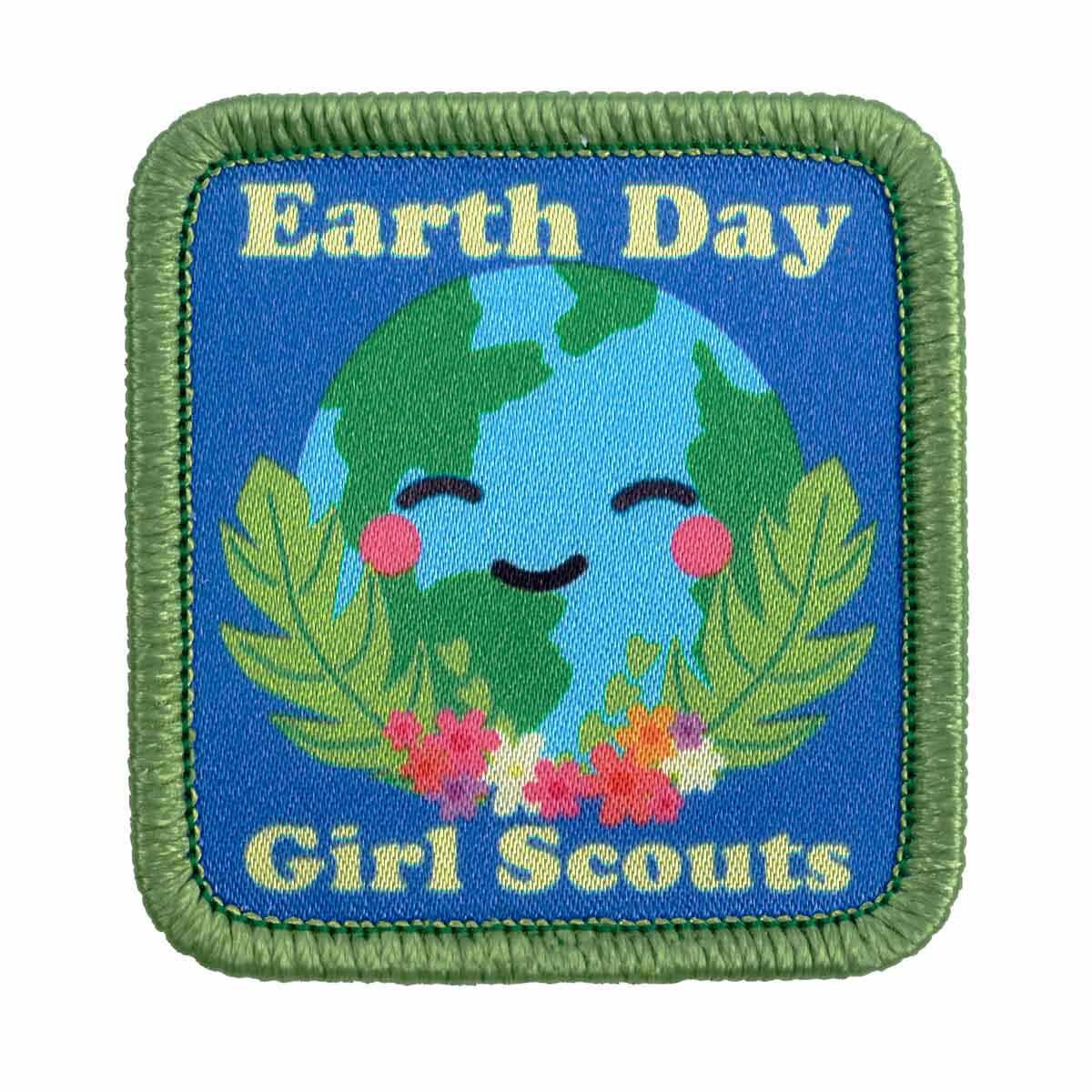Earth Day Smile Sew-On Patch