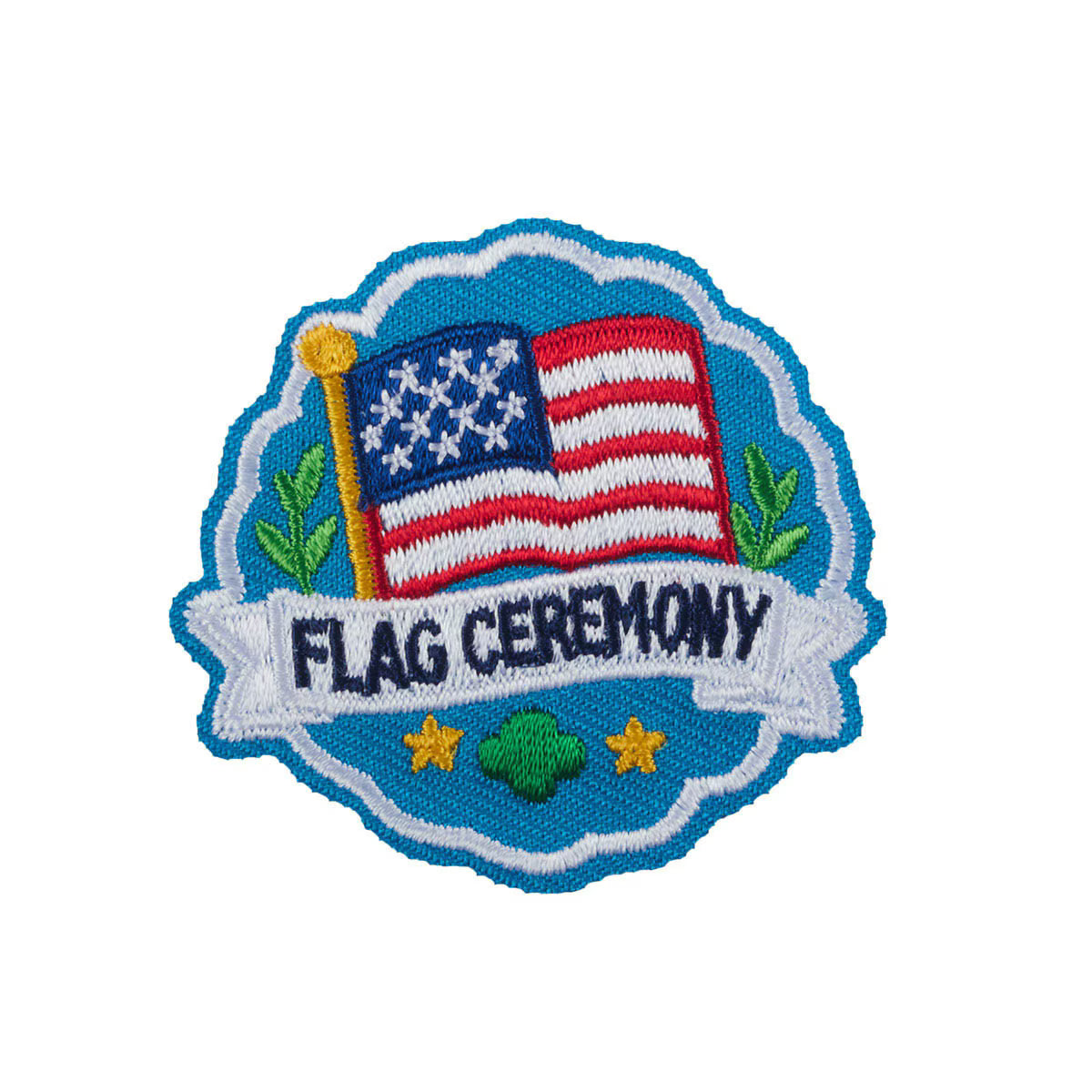 Flag Ceremony Iron-On Patch