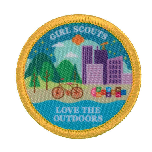 Girl Scouts Love the Outdoors Fun Patch - Yellow