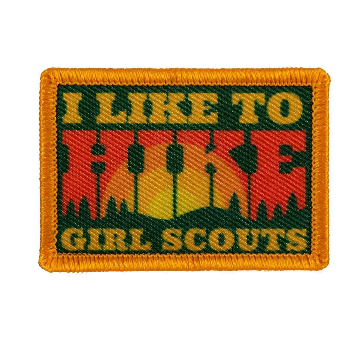 I Like To Hike Sew-On Patch