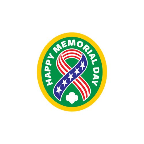 Happy Memorial Day Sew-On Patch