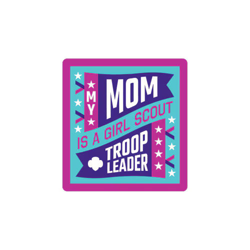 My Mom Is A Troop Leader Pennant - Sew-On Patch