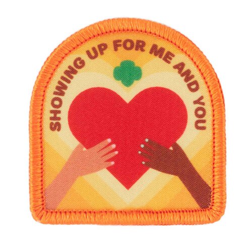 Senior and Ambassador Mental Wellness Sew-On Patch - Showing Up for Me and You