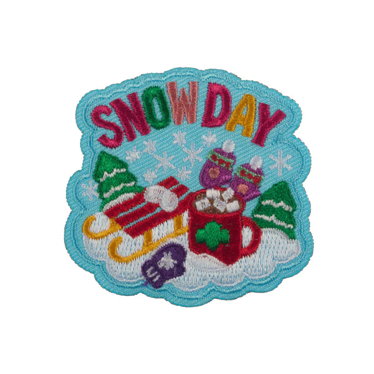 Snow day Iron-On Patch