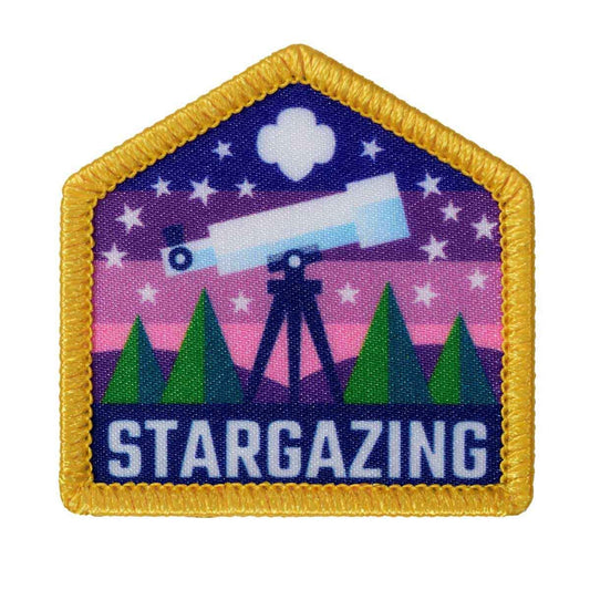 Stargazing Telescope Sew-On Patch
