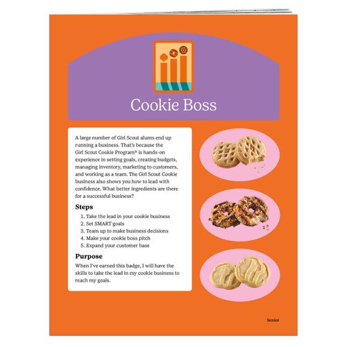 Senior Cookie Boss Badge Requirements