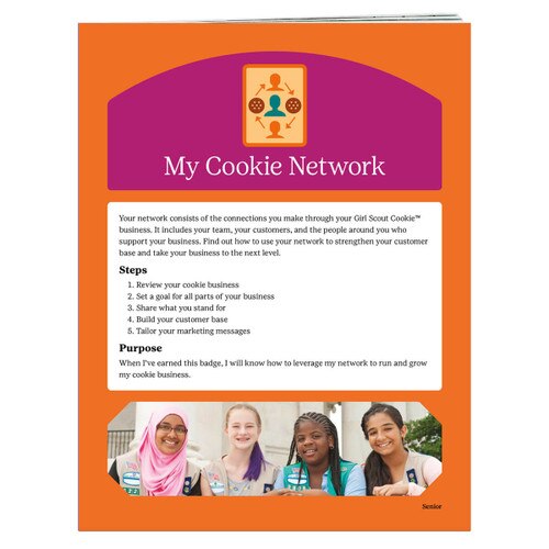 Senior My Cookie Network Badge Requirements