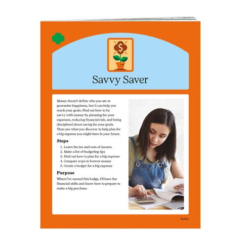 Senior Savvy Saver Badge Requirements