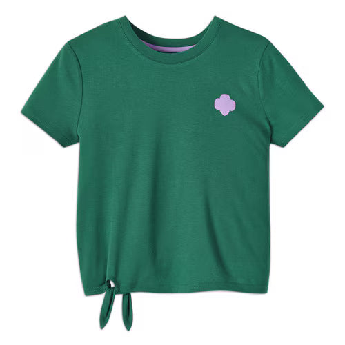 Side-Tie Trefoil T-Shirt - Girls