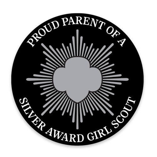 Girl Scout Silver Award Car Magnet