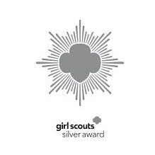 Girl Scout Silver Award Window Decal