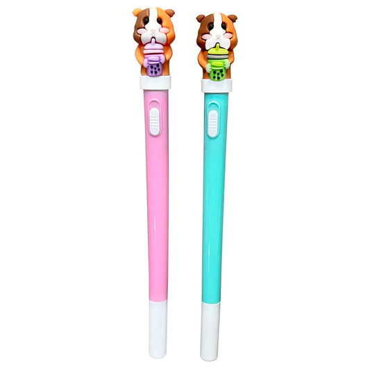 Sippin & Spinnin Boba Guinea Pig LED Light Up Pens