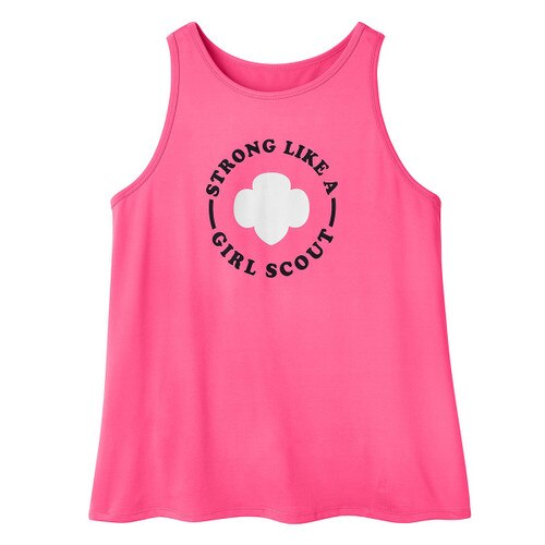 Strong Like A Girl Scout Tank Top - Womens
