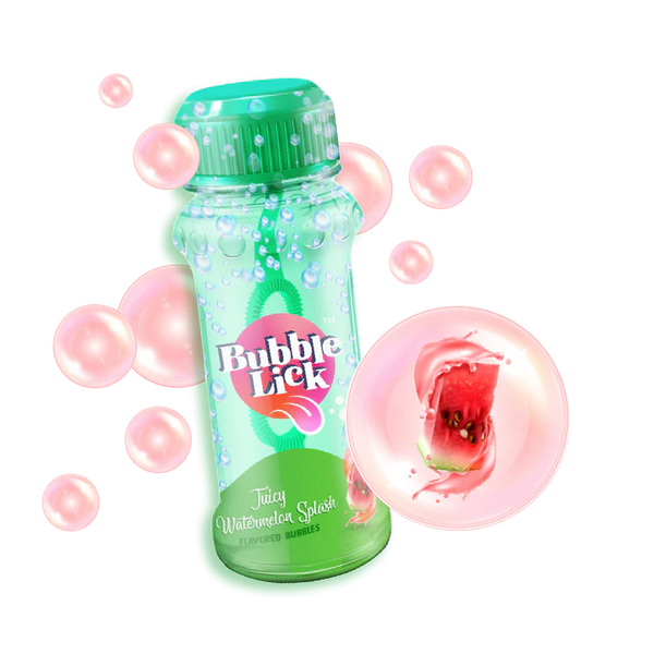 BubbleLick Watermelon Flavored Bubbles You Can Lick