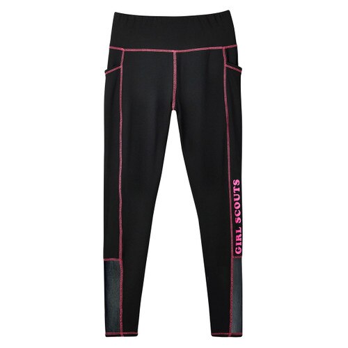 Mesh Detail Leggings - Womens