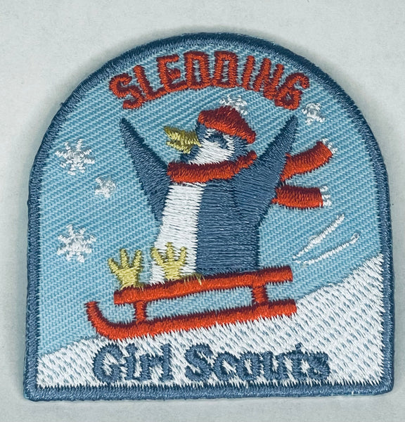 Girl Scouts Sledding Path